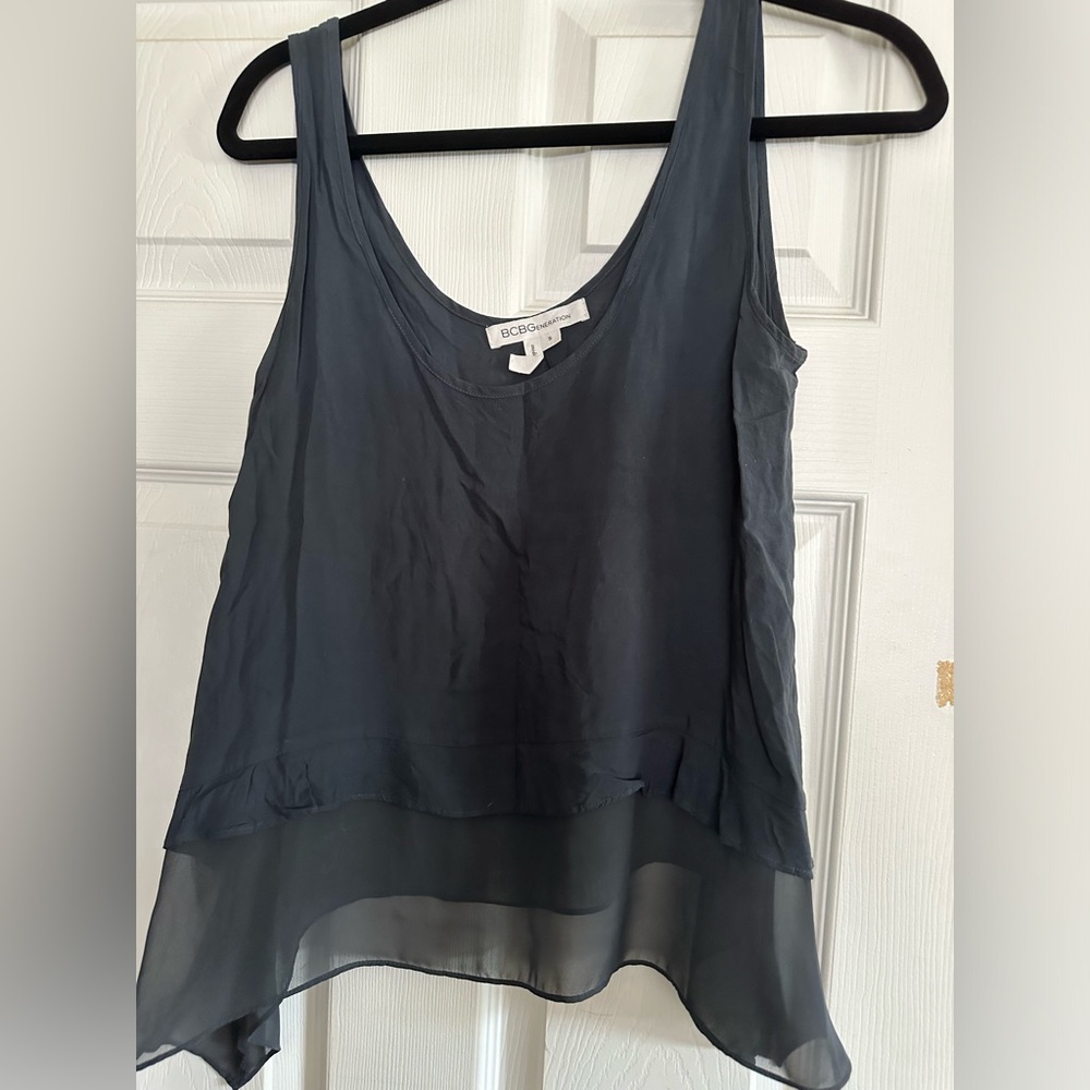 BCBGeneration Charcoal Tank Top